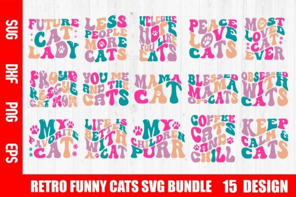 Retro Funny Cats SVG Bundle: A Designer’s Review