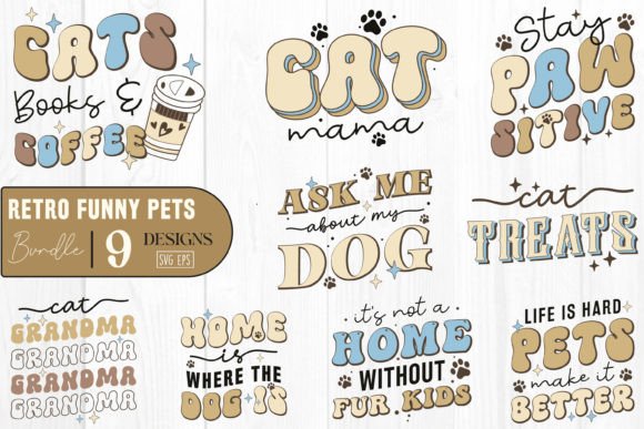 Retro Funny Pets SVG Bundle: A Designer’s Take
