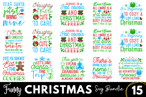 Review: Funny Christmas SVG Bundle for Embroidery