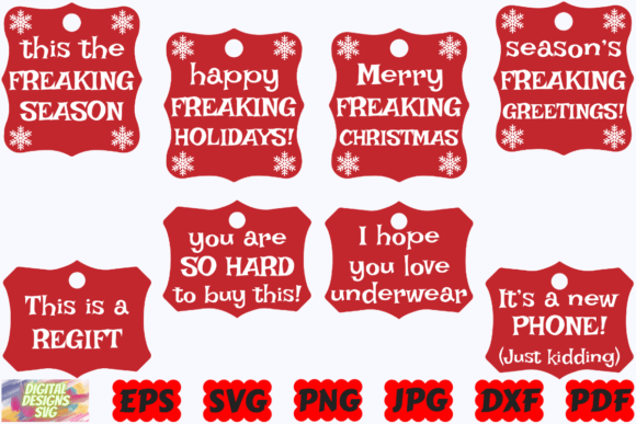 Review: Funny Gift Cards SVG for Holiday Embroidery