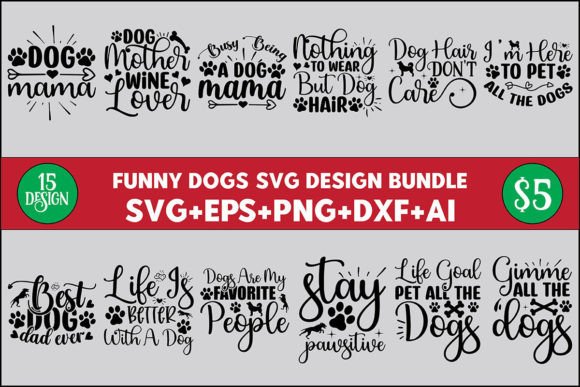 Reviewing Funny Dogs Svg Bundles Vol.1 for Stitchers