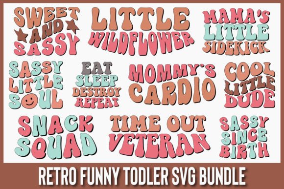 Reviewing Retro Funny Toddler SVG Bundle Vol 1