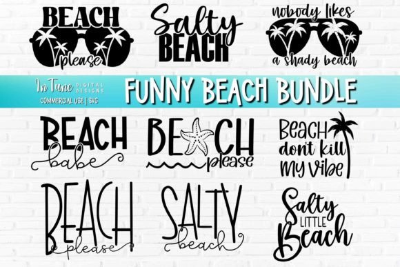 Reviewing the Funny Beach SVG Bundle for Embroidery