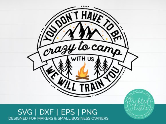 Reviewing the Funny Camping SVG for Embroidery