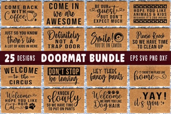 Reviewing the Funny Doormat SVG Bundle for Stitchers